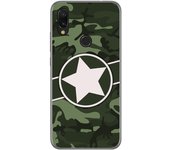 Tumundosmartphone Funda Gel Tpu para Xiaomi Redmi 7 diseño Camuflaje 01 Dibujos