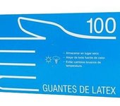 Corysan Guantes Látex Talla Mediana 100Uds