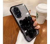 Rabbit Makeup Mirror Bracket Shell for Honor 200 100 90 80 70 60 PRO GT SE X 50 40 30 I PLUS Shockproof Phone Case