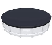 Bestway Cubierta para Piscina Flowclear Jardín Bricolaje Terraza Casa Dimensiones 427 cm, 488 cm