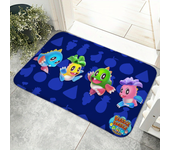 1pc Cartoon Bubble Bobble Game Floor Mat Floor Mat Anti-Slip Kitchen Bedroom Handmade Tufted Rug Carpet