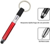 Mini 2 In 1 Touch Screen Stylus Ballpoint Pen Stylus Capacitive Pen Painting Pencil With Keychain For Iphone Huawei Android Phon