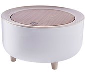 Cubo de Basura de Alta Presión con Tapa, Contenedor de Desechos de Cocina de Plástico