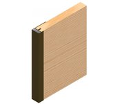 PERFIL VERTICAL ATENEO 2,75M ACABADOS DISPONIBLES MOCCA Y BLANCO MATE
