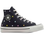 Zapatillas Marca Converse Modelo A12608C Para Junior Color Negro