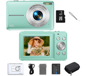 Cámara Digital compacta para niños,videocámara con Zoom 16x,1080P,44MP,fotografía para principiantes