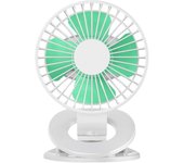 Mini ventilador eléctrico Personal portátil para cama, escritorio, asiento de coche, carga de dormitorio, Clip USB para el hogar pequeño