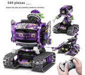 Technical Intelligent 3-in-1 Robot APP Remote Control Bricks Building Blocks Programming Toys For Kids Boys Gift Educational Set