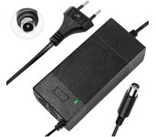 FGNS. Cargador 54.6V 2A para cargar batería de litio de 48V ,para bicicleta eléctrica, conector RCA 8mm，54.6V Fuente de alimentación para patinete/E-bike de baterías de iones de litio de 48V,
