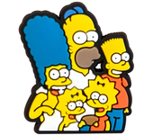 MINISO Cute Cartoon Series Simpson Shoe Charms Accessories for Boys Men Clog Shoe Decoration Fit Wristband Gifts