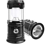 Lámpara Camping, Linterna de Camping, Lampara Camping Recargable, Linterno Solar Recargable, Faroles Portátiles LED Lámpara, Lampara Camping Solar Portátil Impermeable para acampar al Aire Libre [Clase de eficiencia energética A +++]