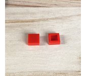 200PCS 1x1 Bricks Flat Tile Smooth 1*1 Building Blocks DIY Educational Creative Parts Toy for Kids Compatible 3070