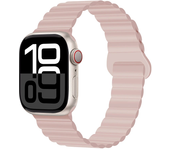Magnetic Strap For Apple Watch Band 40mm 45mm 46mm 44 mm 41mm 49mm 42 38 Silicone Bracelet iWatch series 8 SE 6 7 8 9 10 Ultra 2
