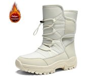 Winter Women Ankle Boots Keep Warm Women's Snow Boots Outdoor Slip on Platform Women's Hiking Boots Thickened Plush Women Boots