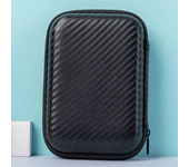 Stylish Eva Headphone Data Cable Storage Hard Drive Bag Simple Portable Charger Headphone Zipper Box