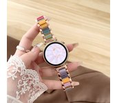 18mm 20mm 22mm Resin Strap for Huawei GT5 Pro 42mm GT5 41mm Stainless Steel Band for Samsung Galaxy Watch 7 6 5 40mm 44mm Women