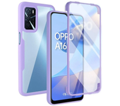 360 Full Screen Protection HD Transparency Phone Cover Case For OPPO A79 A96 A95 A94 A36 A76 A92 A93 A54 A77 Find X5 Pro 5G 4G
