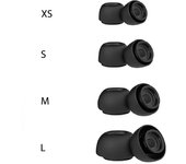 1-4 Pairs Silicone Ear Tip Cover Replacement Earbud XS/S/M/L Size Silicone Earbud Tips Covers for AirPods Pro 1st 2nd generation