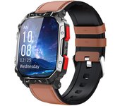 Nuevo reloj inteligente con Bluetooth, llamadas, triple protección, para exteriores, resistente al agua, monitorización de la frecuencia cardíaca y el azúcar en sangre, reloj deportivo con podómetro