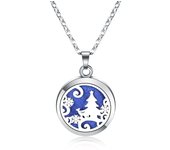 New Cute cat Aroma Diffuser Pendant Stainless Steel Magnetic Aromatherapy Essential Oil Diffuser Perfume Locket Necklace Jewelry