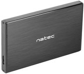 Caja externa natec rhino go disco duro 25 pulgadas pulgadas usb 3.0 sata negra