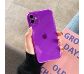 Neon Fluorescent Cnady Color Phone Case For iPhone 15 14 12 11 Pro Xs Max XR 6 7 8 Plus SE Mini Transperant Soft TPU Cover Capa