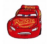 Parches Ropa Disney – Pixar – Vehículos – Transportes – Racers – Carreras – Parche Bordado Ropa – (licencia oficial) – Cars – Coches – Rayo McQueen – 6,5 x 6,4 cm. - Moda The Happy Patch
