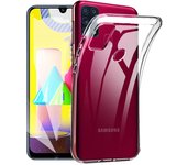 Clear Phone Fundas For Samsung Galaxy M01 M11 M21 M21S M31 M31S M32 M51 M52 Clear TPU Bumper Phone Case Transparent Back Cover