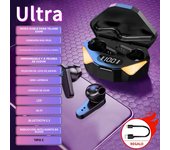 2025 New TWS Wireless Earphones with Bluetooth 5.49 Gaming Headset Sport Earbuds with LED Display Earhooks and Built-in Mic