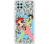Funda original compatible con Samsung Galaxy A22 4G - P Girls Volando Fondo B/W