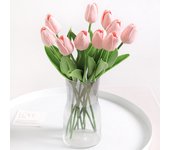 5Pieces Of Artificial Plant Tulip Soft Pole Room Dining Table Decoration Wedding Party Garden DIY Christmas Anniversary Decor