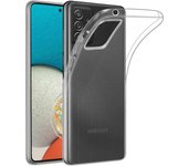 Funda para Samsung Galaxy A53 (5G) Carcasa Gel TPU Silicona Transparente GTR + Protector Pantalla Cristal Templado Movilear