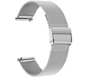 20mm Milanese Band For Garmin Venu SQ 2/Venu2 Plus Wrist Strap Vivoactive 3 5 Bracelet Forerunner 158 55 645 245 Music Watchband