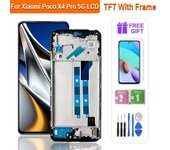 6.67'' Super AMOLED LCD For Xiaomi Poco X4 Pro 5G LCD Touch Screen Digitizer Assembly For Poco X4 Pro 5G LCD 2201116PG Display
