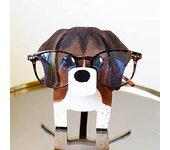Soporte creativo para gafas de animales para niños, lindo soporte de exhibición para gafas de animales tallado en madera hecho a mano, regalo de Navidad de Año Nuevo, decoración de escritorio para el hogar y la oficina