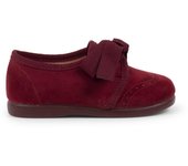 Pisamonas Zapatito Niños Tipo Blucher Con Lazo Y Picados