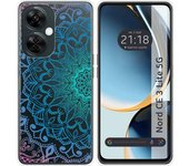 Funda Silicona Transparente para Oneplus Nord CE 3 Lite 5G diseño Mandala Dibujos