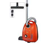 Aspiradora con Bolsa Siemens Iq300 VSP3AAAA - Filtro Higiénico - Boquilla para Suelo de Parquet - Cable Largo - 750 W - Rojo