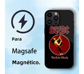 Ac-Dc Rock Band Phone Case For iPhone 11 12 13 14 15 Max Plus Phone Magnetic for Macsafe Cases Cover