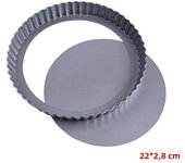 LMETJMA 6 Size Mini Tart Pan with Removable Bottom Carbon Steel Quiche Pie Pan Nonstick Round Tartlet Mold for Pies Tart JT234