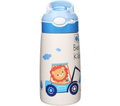 400ML Children Thermos Water Bottle Kids Thermos Mug Baby Duck Billed Straw 316 Stainless Steel Vacuum Flasks Tumbler Thermo Cup
