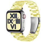 Transparent Resin strap for apple watch band 42mm 40mm correa 44mm 38mm Smart Wrist link bracelet iwatch series 8 7 6 5 4 SE 9
