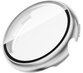 Tempered Glass+Case for Google Pixel Watch 3 45mm Accessorie Screen Protector PC Cover Frame for Google Pixel Watch 3 2 1 41mm