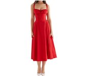 Women Summer Dress Solid Color Sleeveless Bandage Party A-line Dress for Cocktail Nightclub Beach Chic Casual 90s clothe vintage