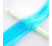93/120cm Sparkle Synthetic Hair Extensions Tinsel Rainbow Colored Strands Girls Headwear Hairbinge Hair Laser False  Decor