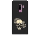 Funda compatible con Samsung Galaxy S9 Plus - tatoo calavera dotwork