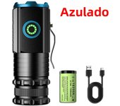 Powerful Mini LED Flashlight High Quality Aluminium Alloy Torch Type-C Rechargeable 18350 Battery With Tail Magnet Flashlight