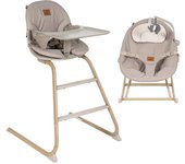 Olmitos - Trona bebé evolutiva 4 en 1 AURA regulable con hamaca alta, balancín, trona y silla alta – desde nacimiento 0+ hasta 12 años – silla infantil multifunción