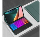 Keyboard Case for Xiaomi Pad 6/6 Pro 11 Inch Tablet Slim Stand Cover with Magnetically Detachable Wireless Bluetooth Keyboard