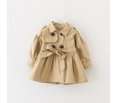 Fashion Children Trench Coat Cotton Autumn Spring Baby Causual Clothes Kids Jackets For Girls Coats Infant Outerwears Clothings